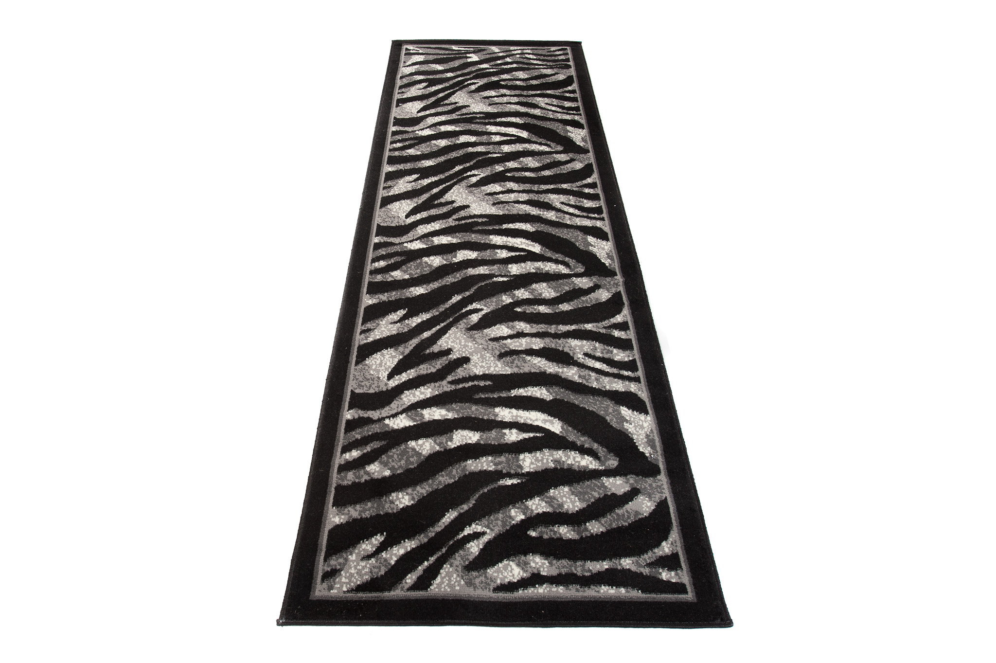 Tapis De Passage Dream Moderne Gris Noir Imprimé Animal