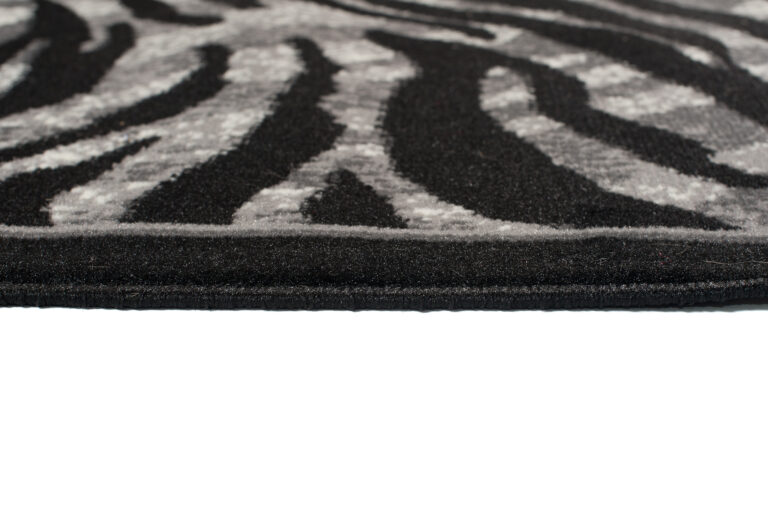 Tapis De Passage Dream Moderne Gris Noir Imprimé Animal