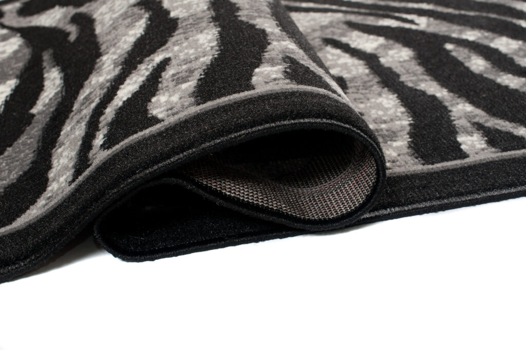 Tapis De Passage Dream Moderne Gris Noir Imprimé Animal