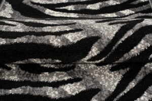 Tapis De Passage Dream Moderne Gris Noir Imprimé Animal