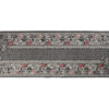 Tapis De Passage Dream Traditionnel Gris Motif Floral