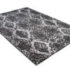 DREAM Tapis Moderne Serpent Moucheté Noir Blanc Fin