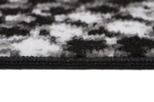 DREAM Tapis Moderne Serpent Moucheté Noir Blanc Fin