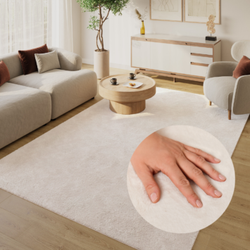 Tapis Lumi Crème Antidérapant