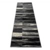 Tapis De Passage Dream Abstrait Gris Noir Lignes