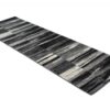Tapis De Passage Dream Abstrait Gris Noir Lignes