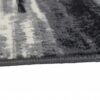 Tapis De Passage Dream Abstrait Gris Noir Lignes