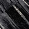 Tapis De Passage Dream Abstrait Gris Noir Lignes