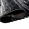 Tapis De Passage Dream Abstrait Gris Noir Lignes
