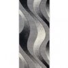 Tapis De Passage Dream Moderne Gris Clair Vagues