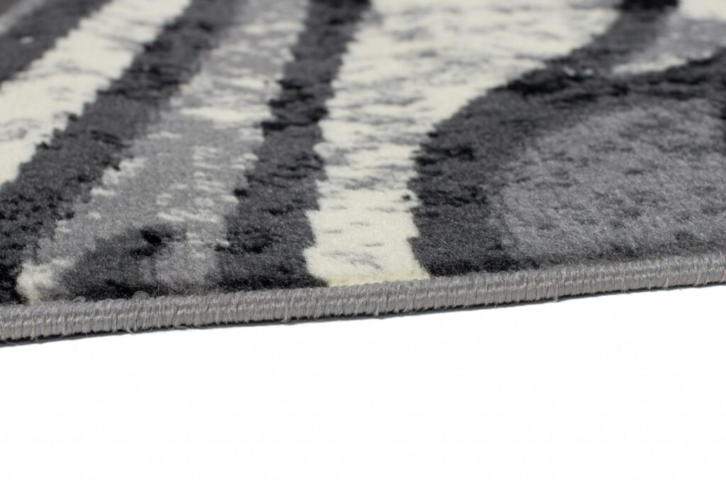 Tapis De Passage Dream Abstrait Gris Grandes Vagues