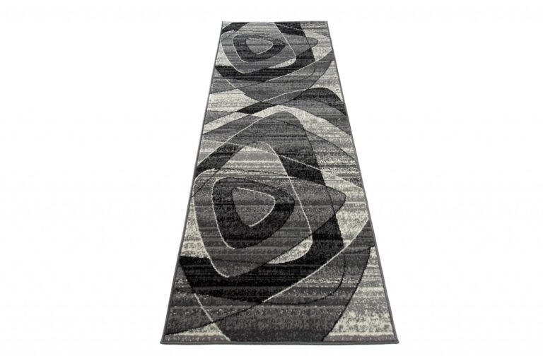 Tapis De Passage Dream Géométrique Gris Triangles