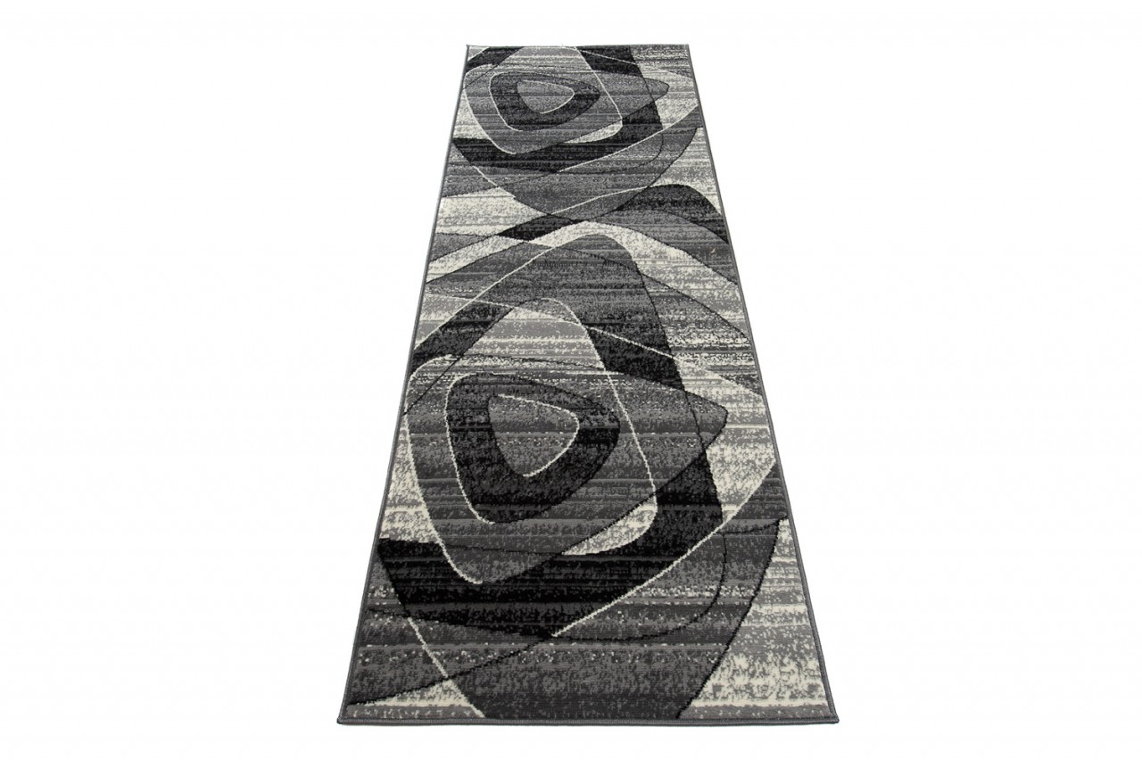 Tapis De Passage Dream Géométrique Gris Triangles