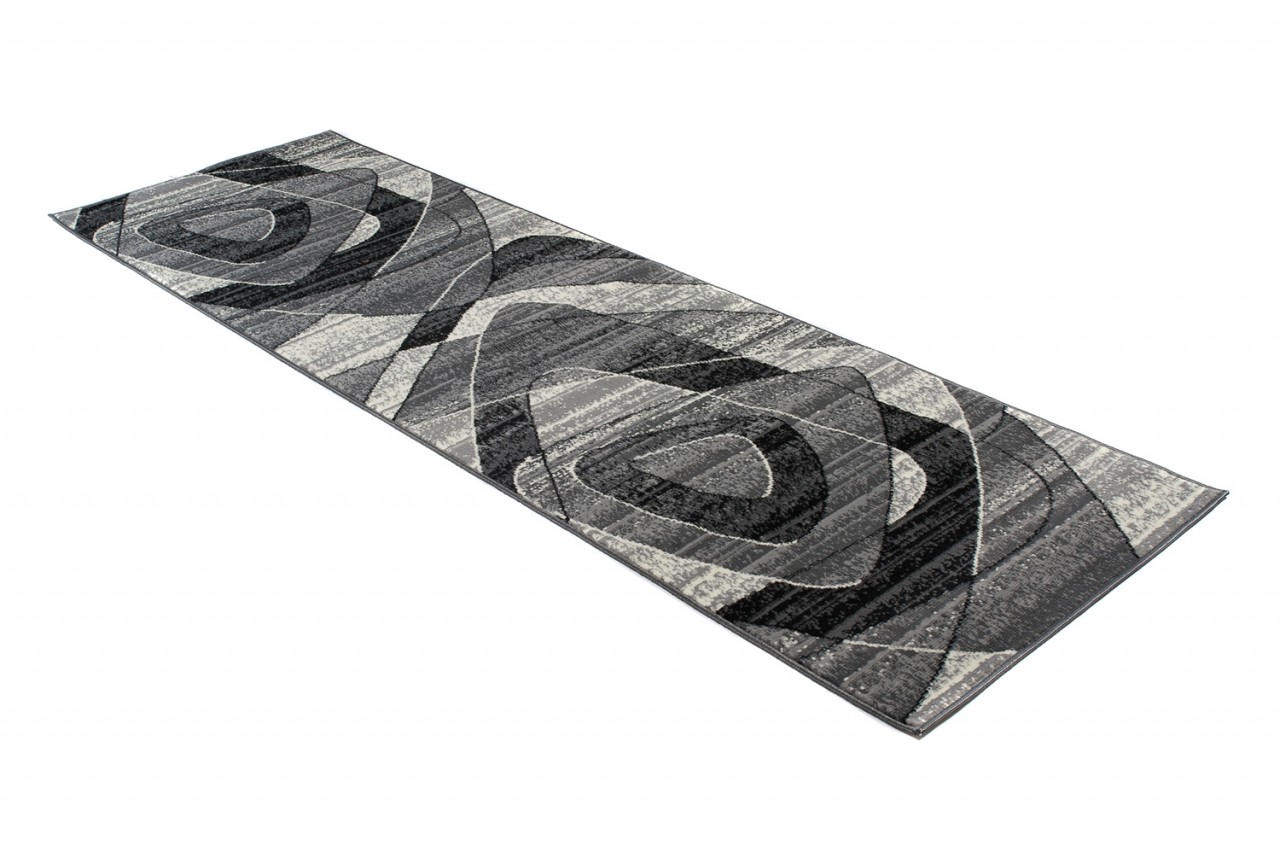 Tapis De Passage Dream Géométrique Gris Triangles