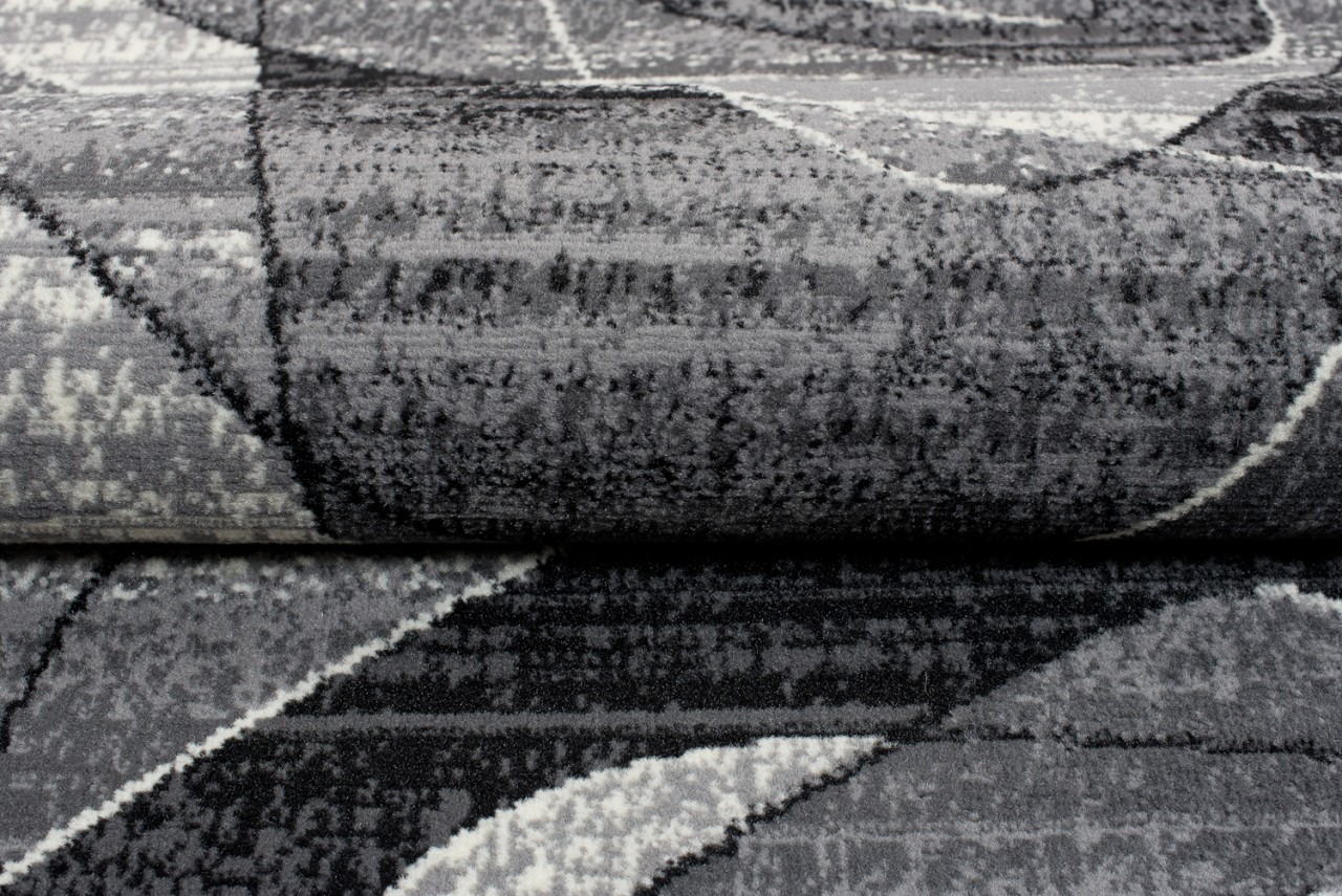 Tapis De Passage Dream Géométrique Gris Triangles