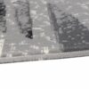 Tapis De Passage Dream Moderne Gris Noir Lignes