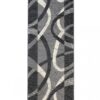Tapis De Passage Dream Gris Blanc Cadre Cercles