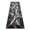 Tapis De Passage Dream Gris Blanc Cadre Cercles