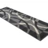 Tapis De Passage Dream Gris Blanc Cadre Cercles