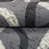 Tapis De Passage Dream Gris Blanc Cadre Cercles