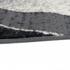 Tapis De Passage Dream Moderne Gris Foncé Vagues