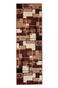 Tapis De Passage Dream Marron Géométrique Rectangles