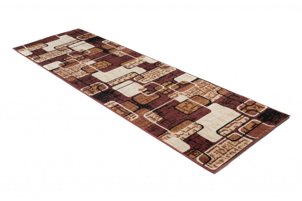 Tapis De Passage Dream Marron Géométrique Rectangles
