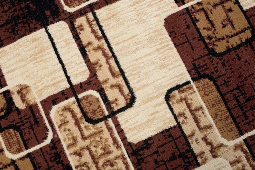 Tapis De Passage Dream Marron Géométrique Rectangles