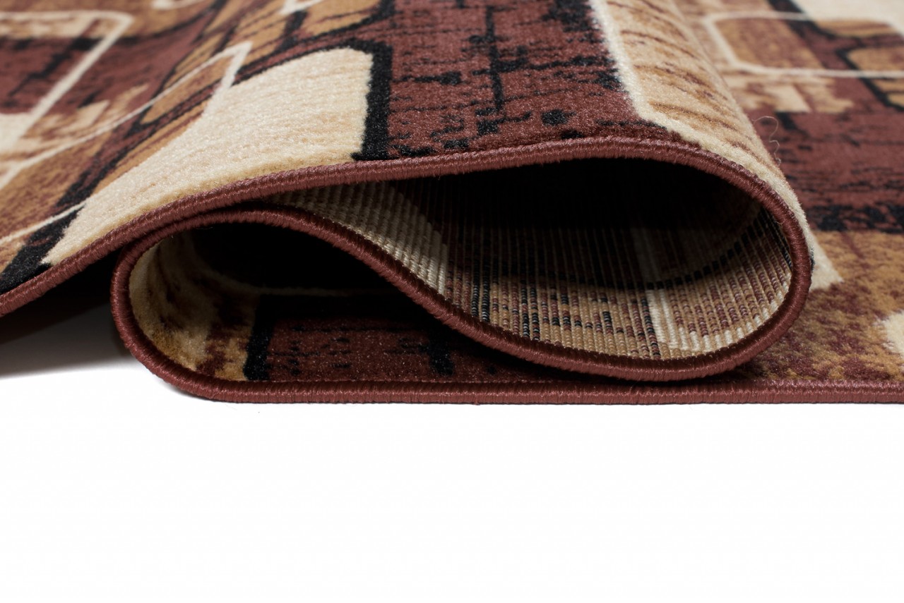 Tapis De Passage Dream Marron Géométrique Rectangles