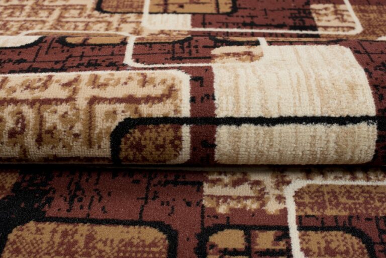 Tapis De Passage Dream Marron Géométrique Rectangles