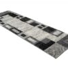 Tapis De Passage Dream Géométrique Gris Noir Rectangles