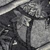 Tapis De Passage Dream Gris Géométrique Fleurs Cadre