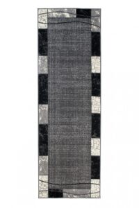 Tapis De Passage Dream Gris Géométrique Cadre
