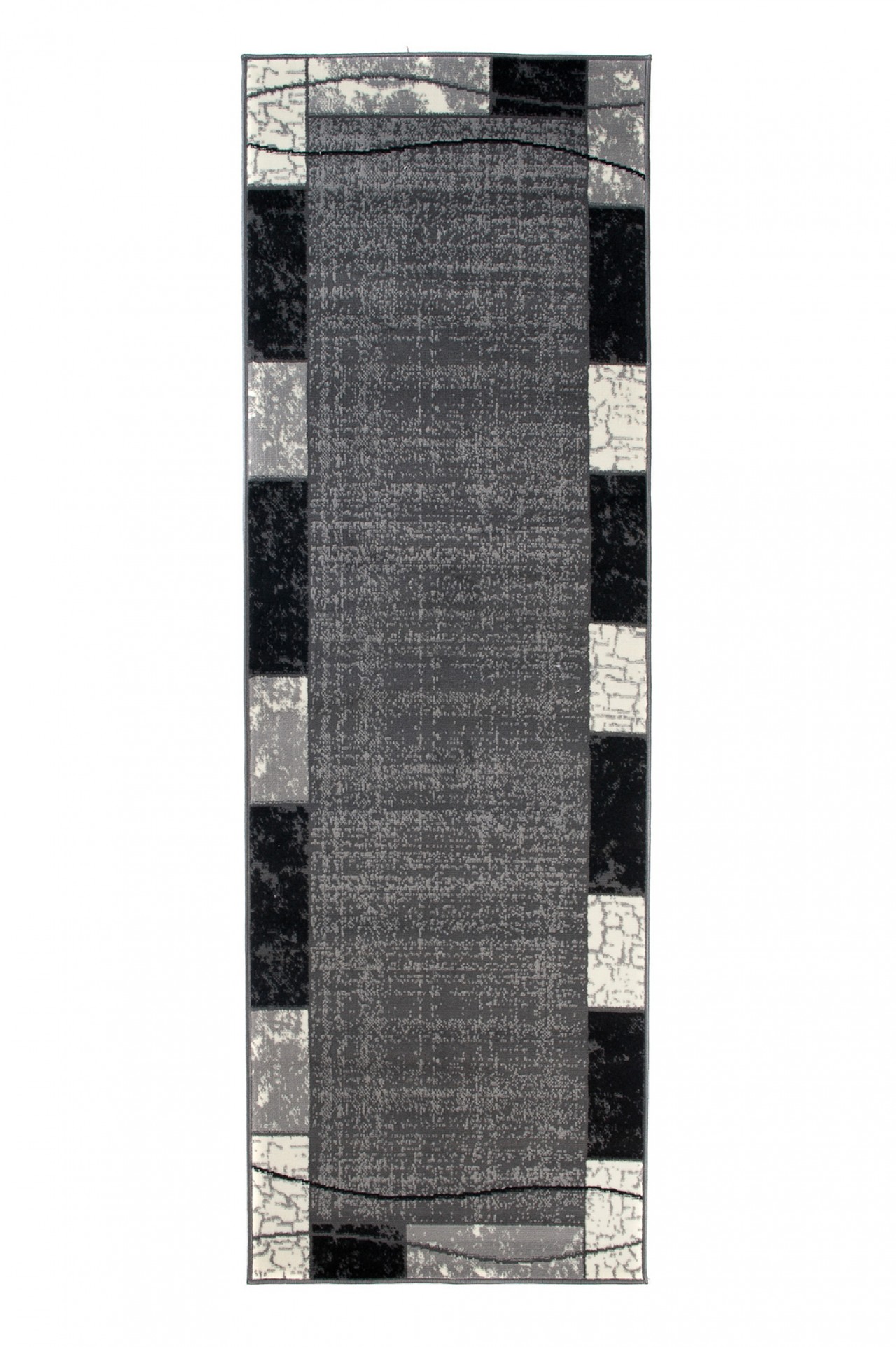 Tapis De Passage Dream Gris Géométrique Cadre