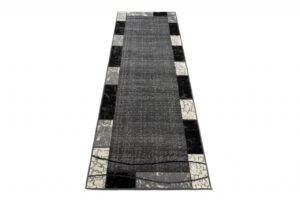 Tapis De Passage Dream Gris Géométrique Cadre
