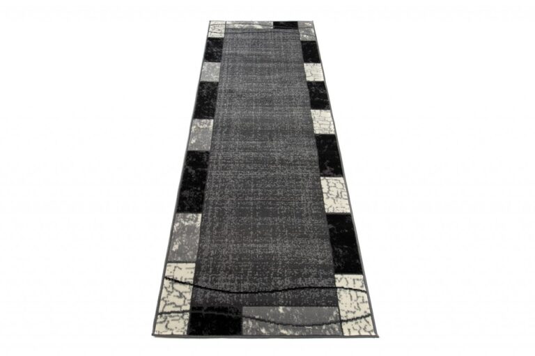 Tapis De Passage Dream Gris Géométrique Cadre