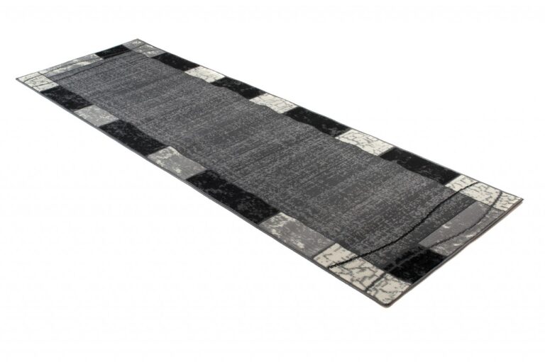 Tapis De Passage Dream Gris Géométrique Cadre