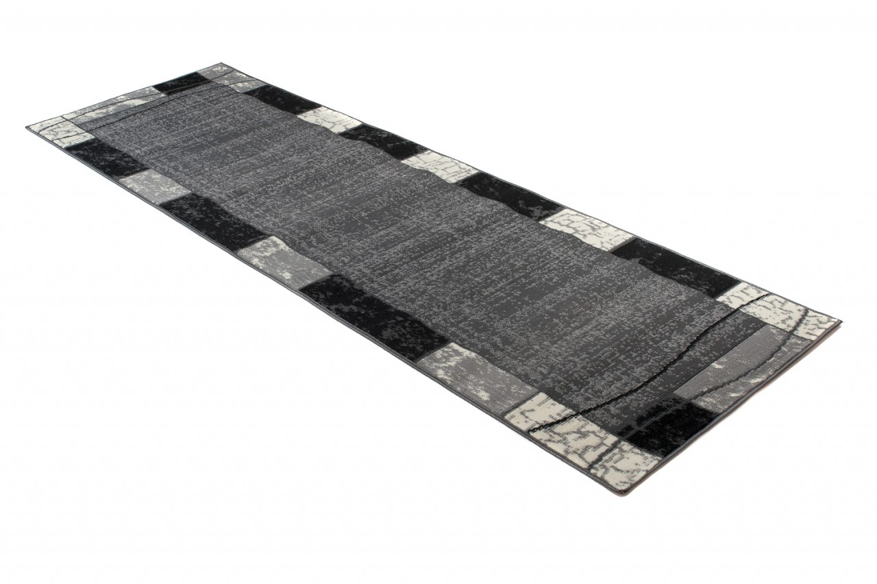Tapis De Passage Dream Gris Géométrique Cadre