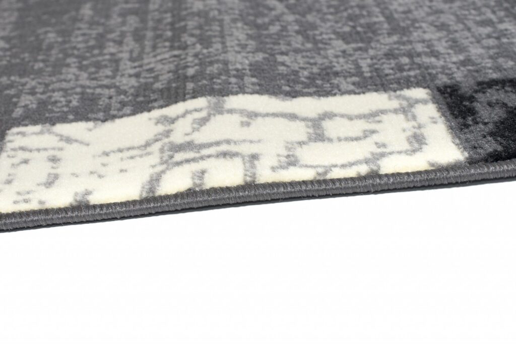 Tapis De Passage Dream Gris Géométrique Cadre
