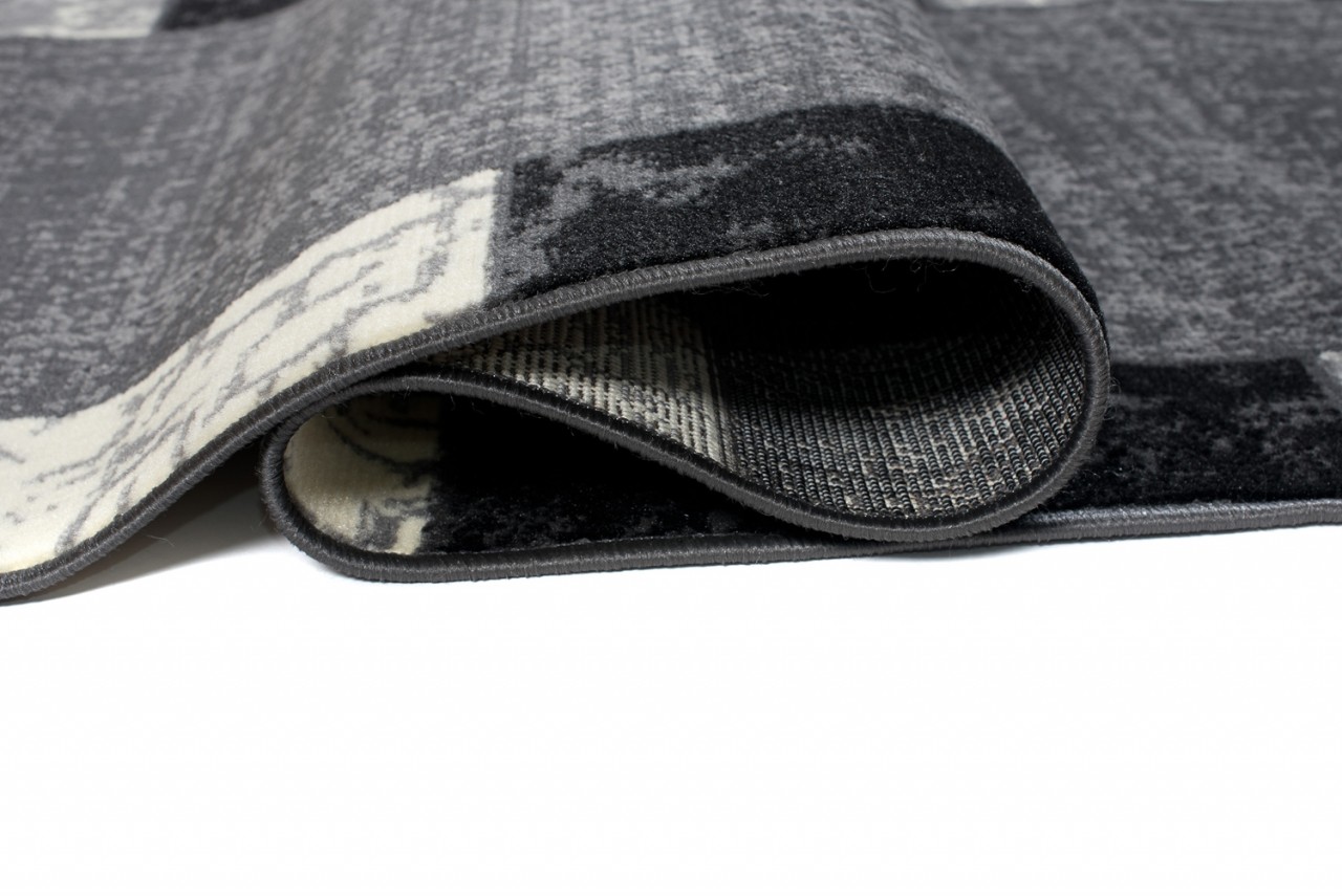 Tapis De Passage Dream Gris Géométrique Cadre