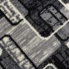 Tapis De Passage Dream Gris Noir Géométrique Rectangles