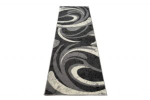 Tapis De Passage Dream Abstrait Gris Petites Vagues