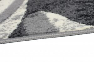 Tapis De Passage Dream Abstrait Gris Petites Vagues