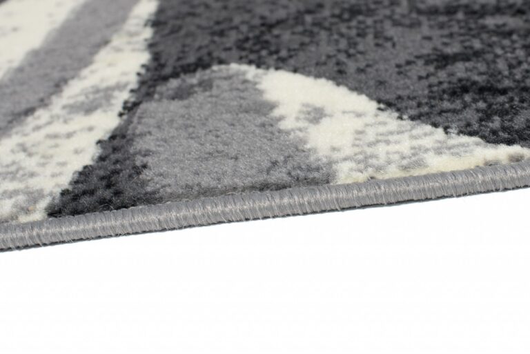 Tapis De Passage Dream Abstrait Gris Petites Vagues