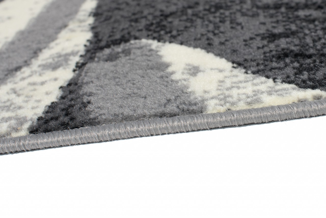 Tapis De Passage Dream Abstrait Gris Petites Vagues