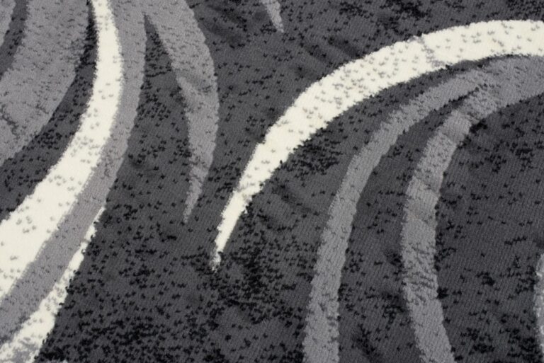 Tapis De Passage Dream Abstrait Gris Petites Vagues