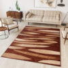 DREAM Tapis Moderne Pierres Abstrait Léger Marron Beige Fin