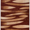 DREAM Tapis Moderne Pierres Abstrait Léger Marron Beige Fin