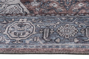 Tapis Dubai Bleu Marine Vintage Antidérapant