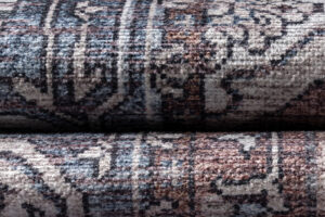 Tapis Dubai Bleu Marine Vintage Antidérapant